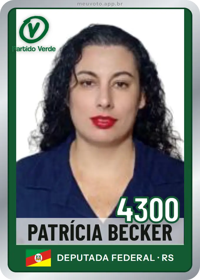Carta de Patrícia Becker, número 4300, PV