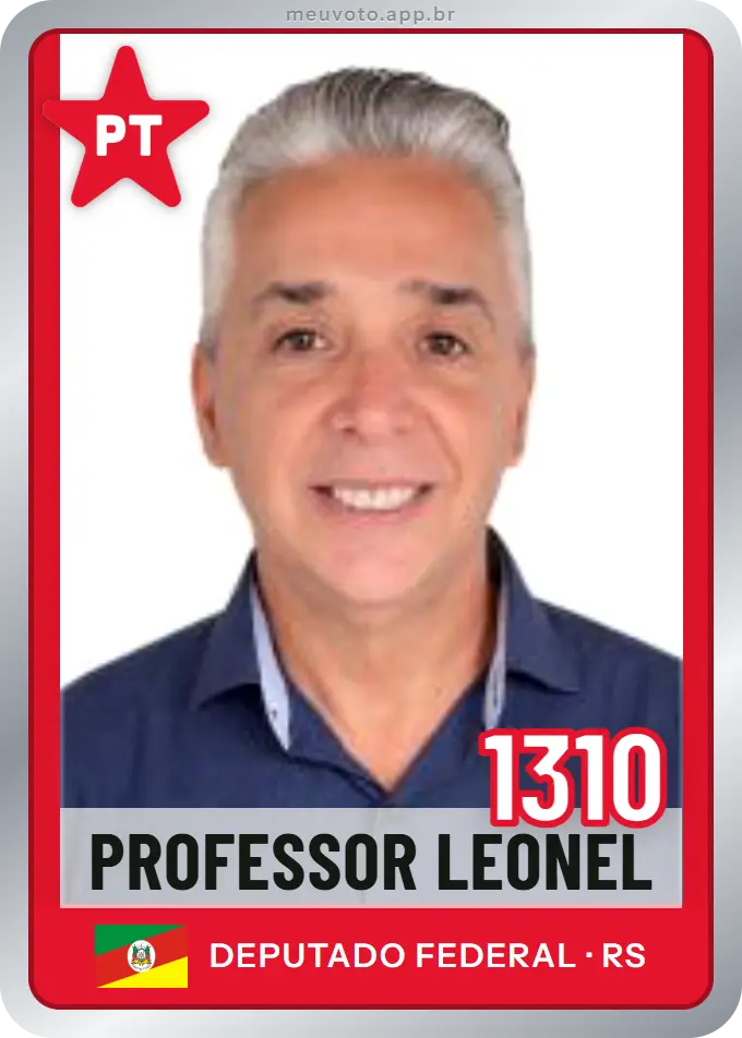 Carta de Professor Leonel, número 1310, PT