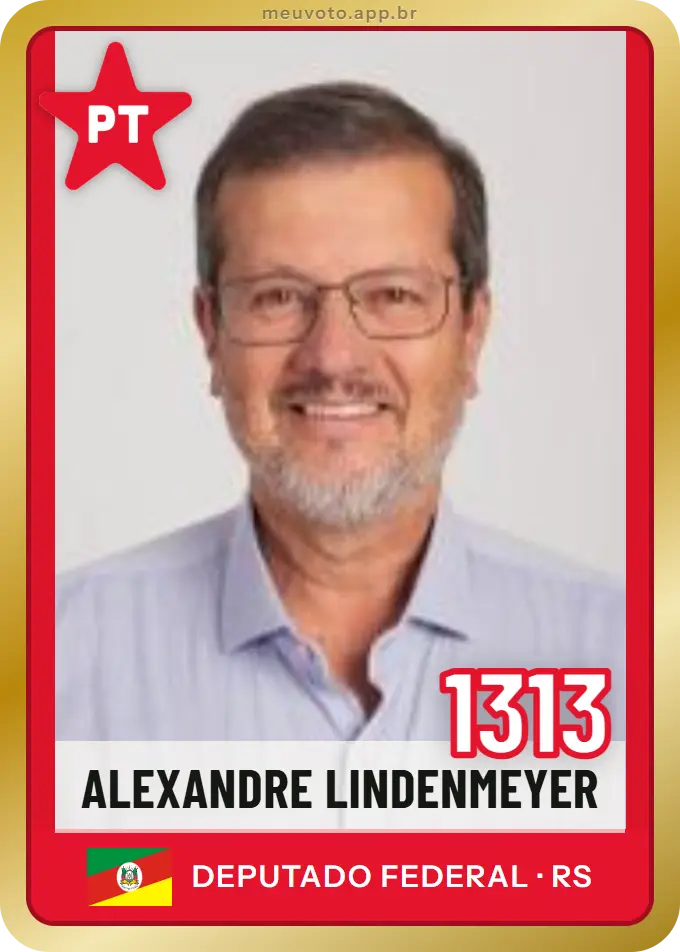 Carta de Alexandre Lindenmeyer, número 1313, PT