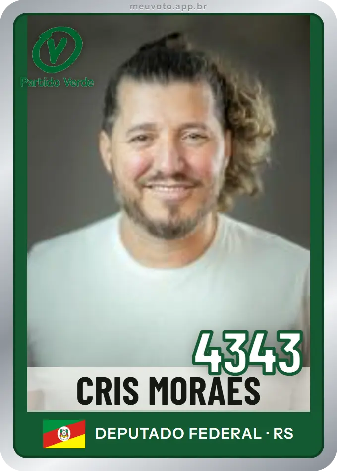 Carta de Cris Moraes, número 4343, PV