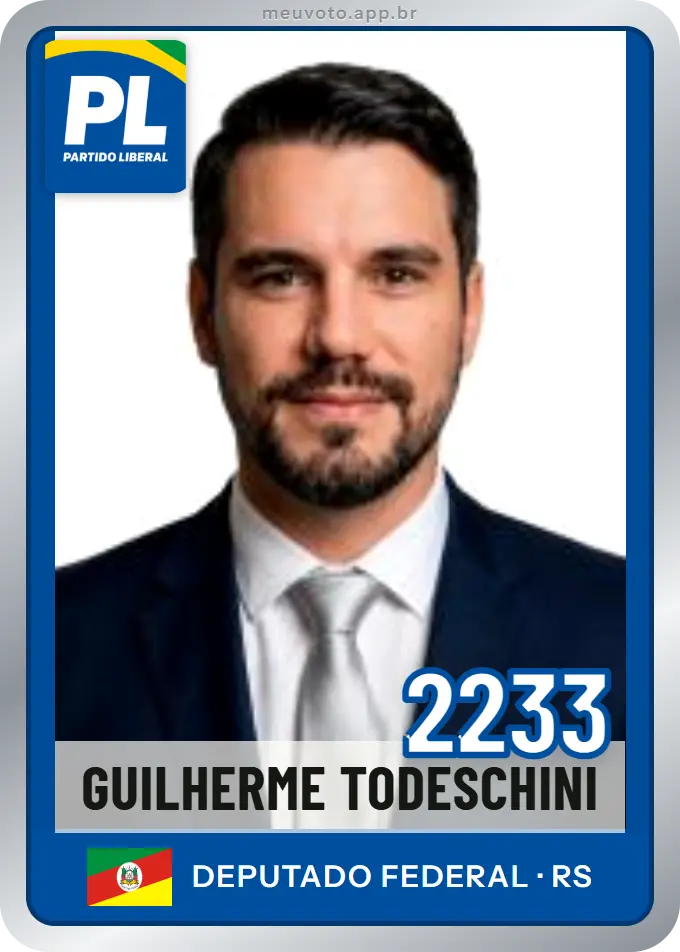 Carta de Guilherme Todeschini, número 2233, PL