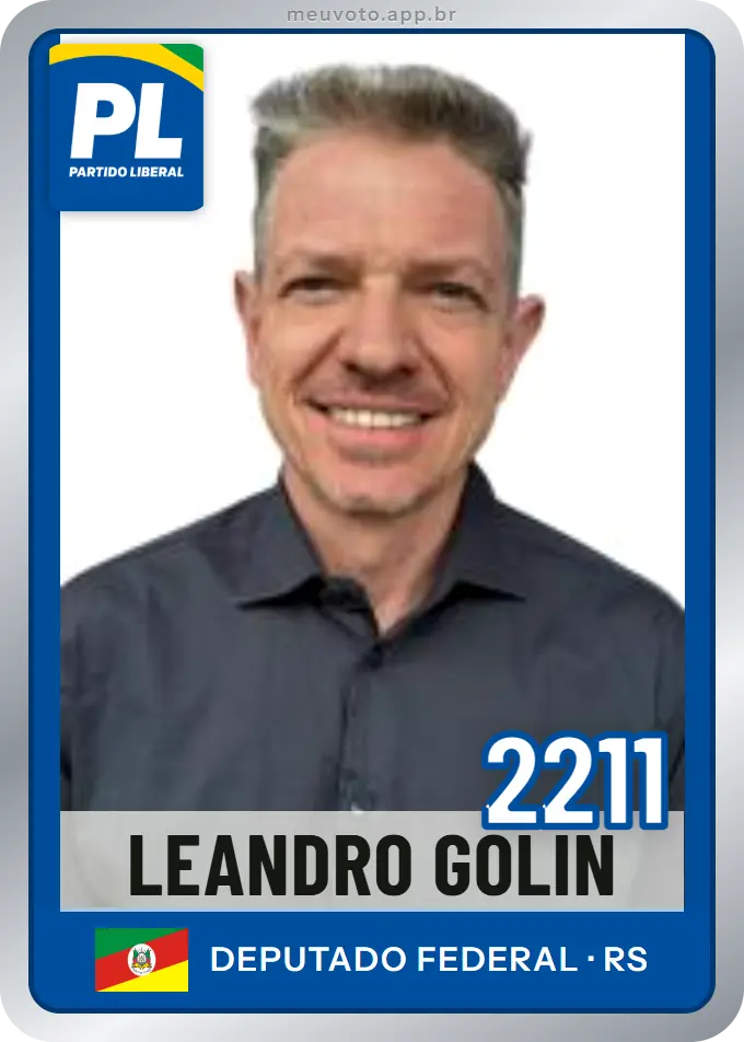 Carta de Leandro Golin, número 2211, PL
