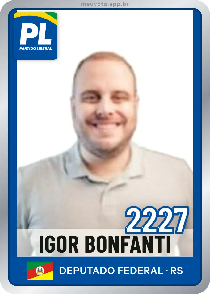 Carta de Igor Bonfanti, número 2227, PL