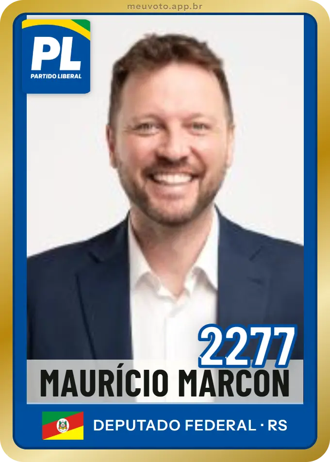 Carta de Maurício Marcon, número 2277, PL