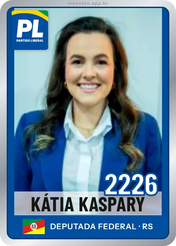 Carta de Kátia Kaspary, número 2226, PL