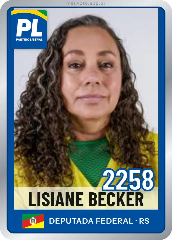 Carta de Lisiane Becker, número 2258, PL