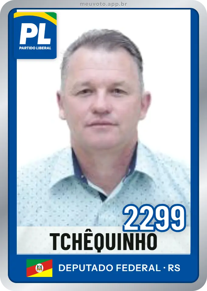 Carta de Tchêquinho, número 2299, PL