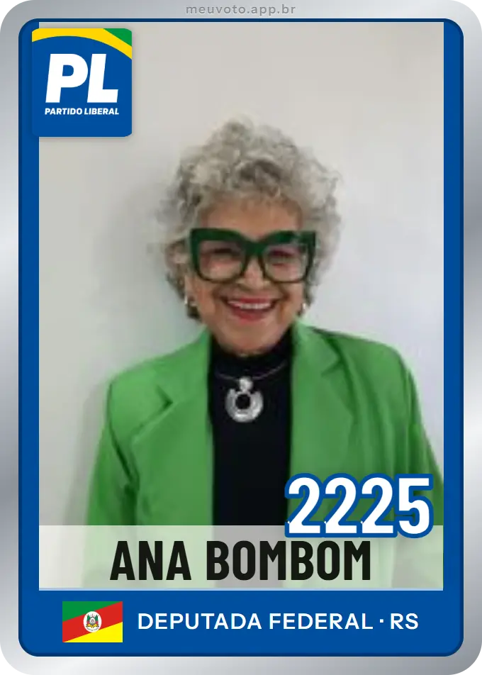 Carta de Ana Bombom, número 2225, PL