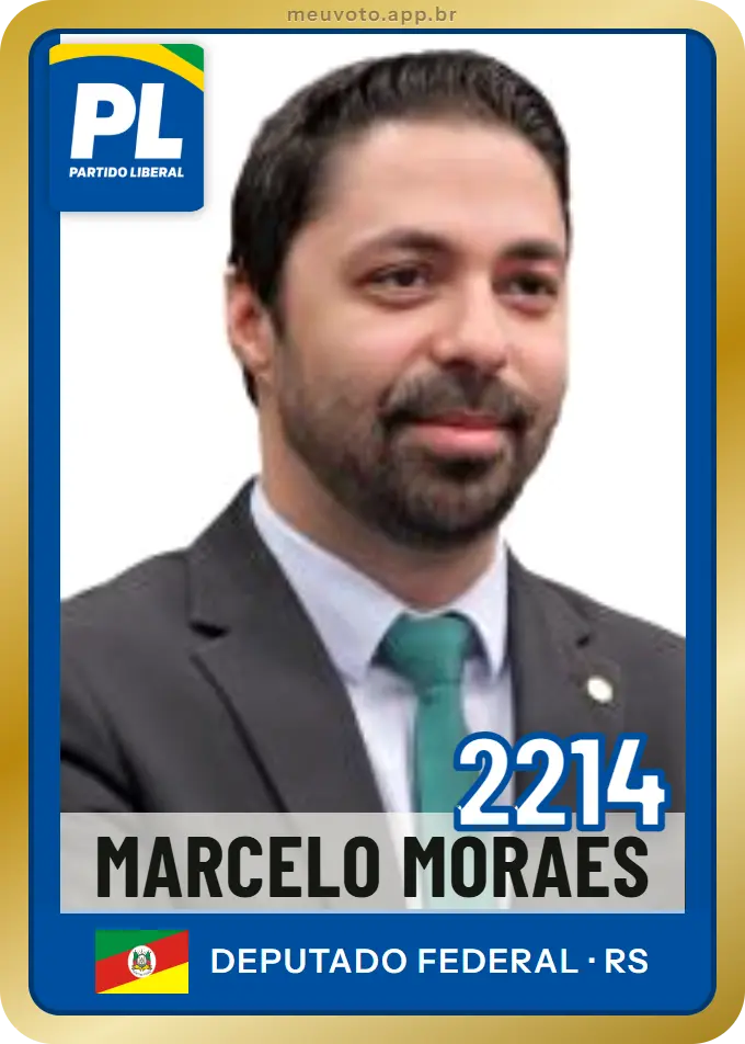 Carta de Marcelo Moraes, número 2214, PL
