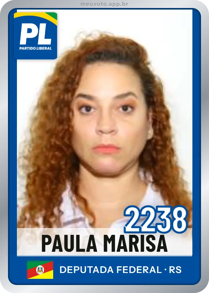Carta de Paula Marisa, número 2238, PL