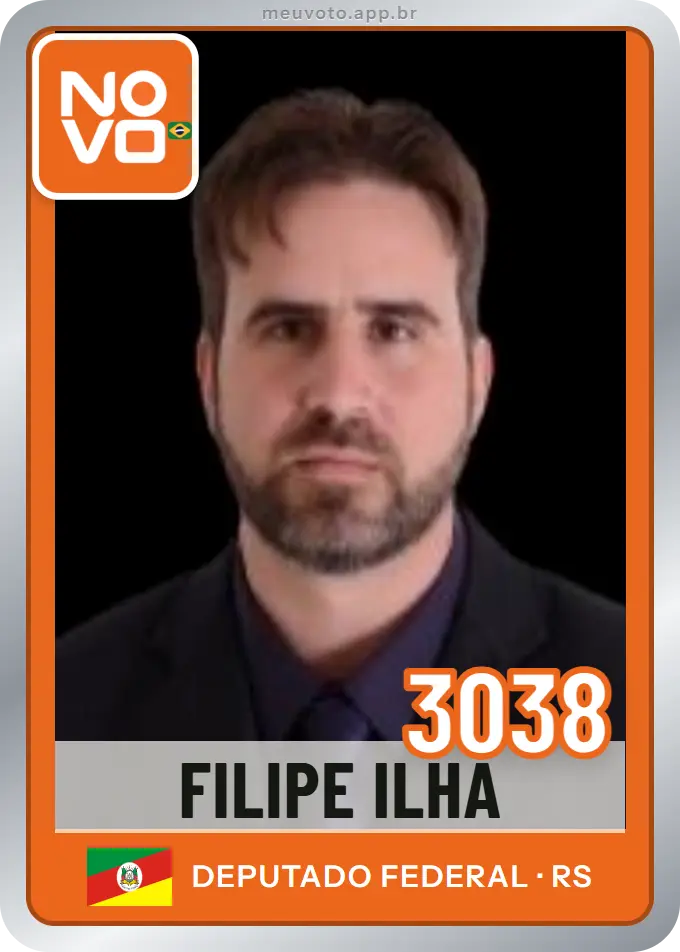 Carta de Filipe Ilha, número 3038, Novo