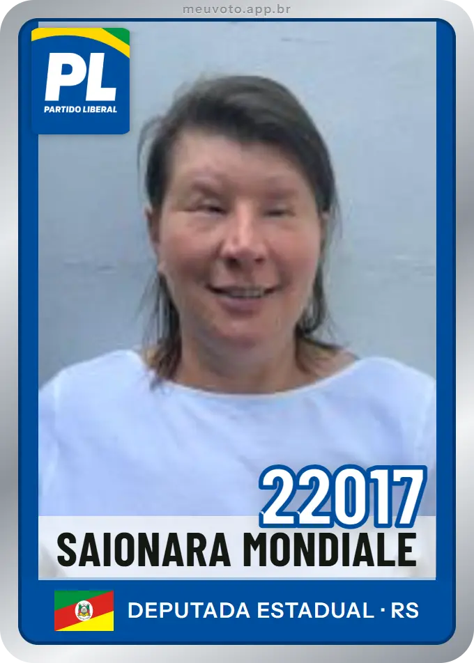 Carta de Saionara Mondiale, número 22017, PL