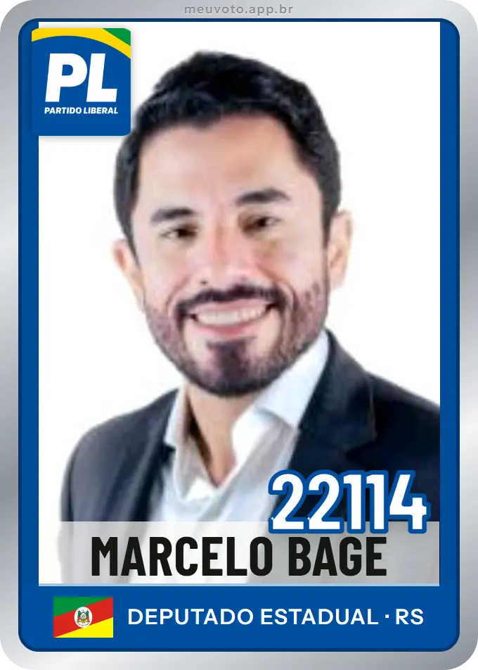 Carta de Marcelo Bagé, número 22114, PL