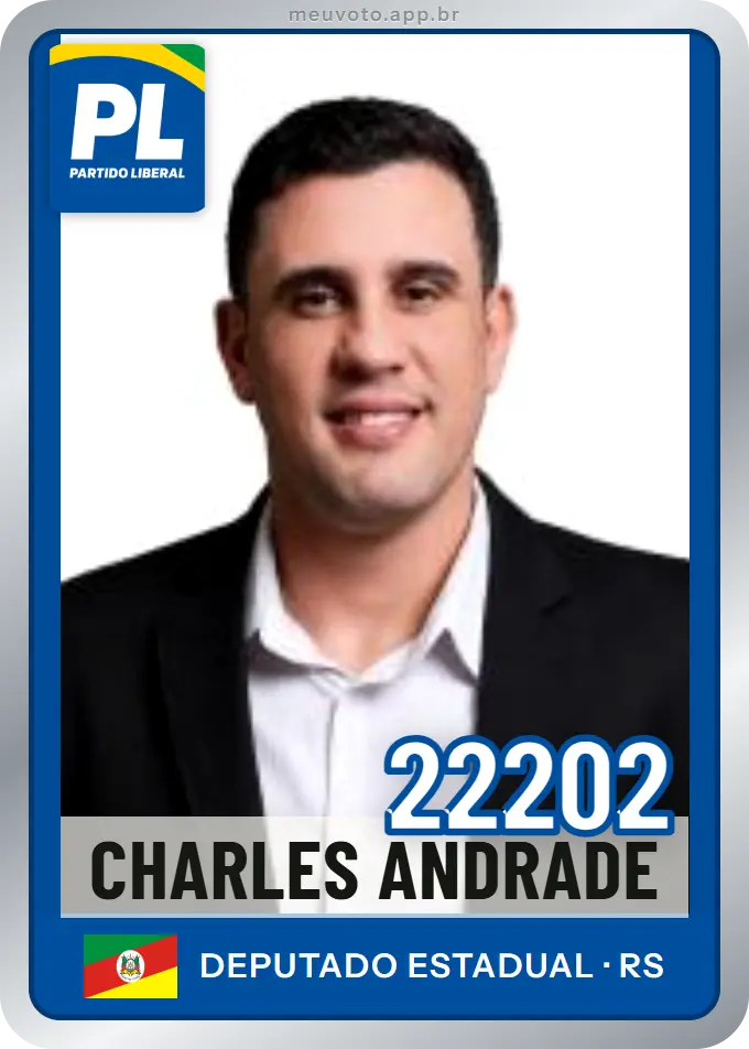 Carta de Charles Andrade, número 22202, PL