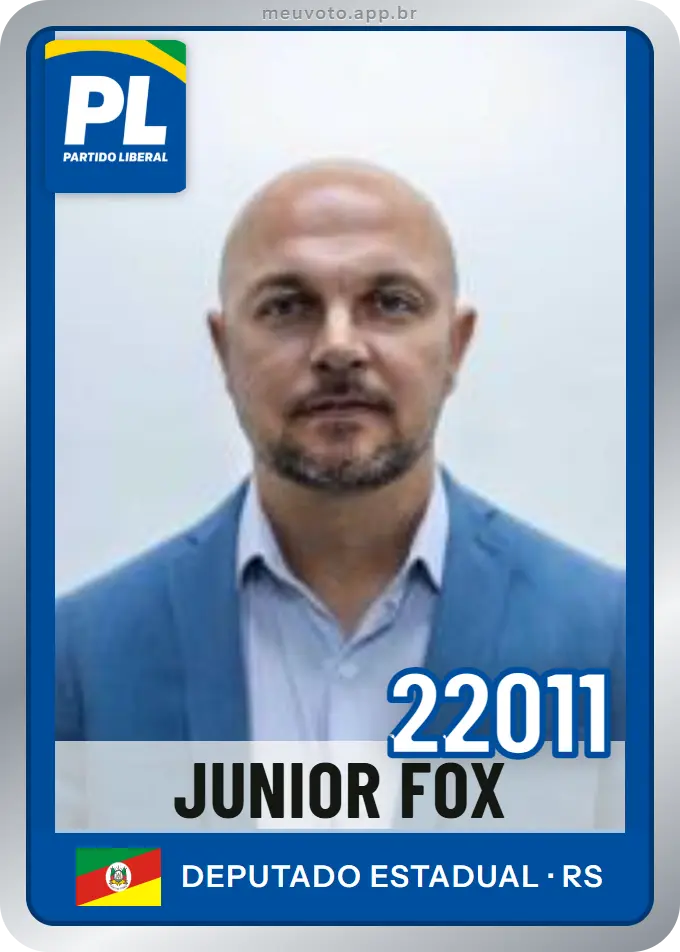 Carta de Junior Fox, número 22011, PL