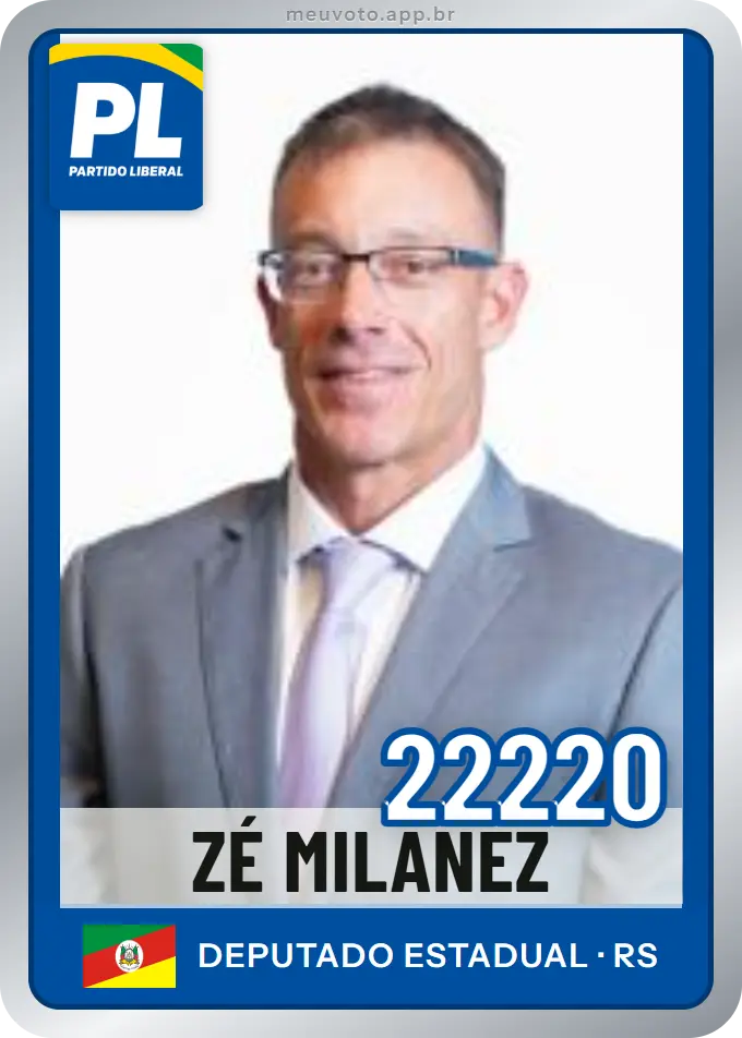 Carta de Zé Milanez, número 22220, PL
