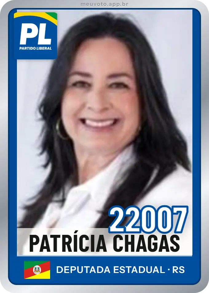 Carta de Patrícia Chagas, número 22007, PL