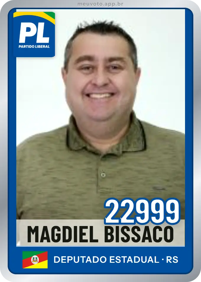 Carta de Magdiel Bissaco, número 22999, PL