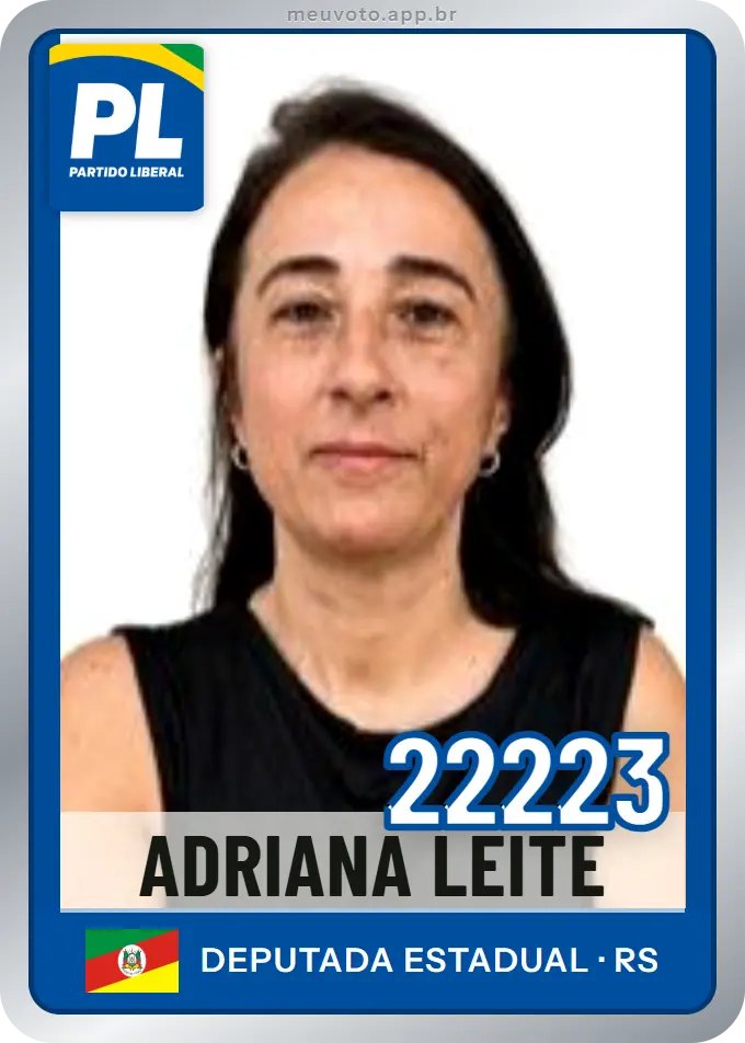 Carta de Adriana Leite, número 22223, PL