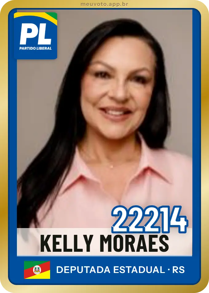 Carta de Kelly Moraes, número 22214, PL