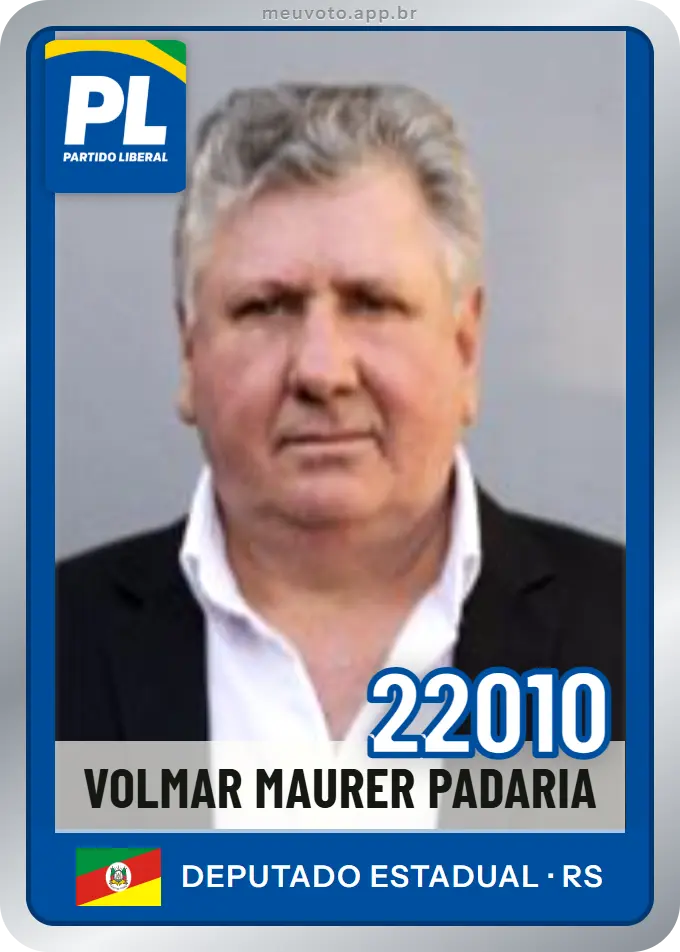 Carta de Volmar Maurer Padaria, número 22010, PL