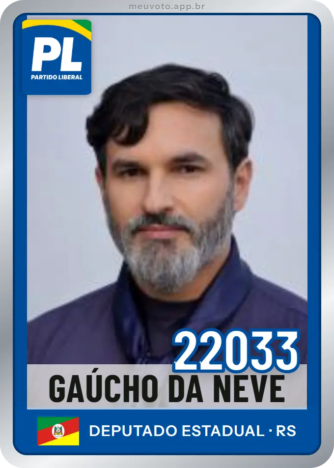 Carta de Gaúcho da Neve, número 22033, PL