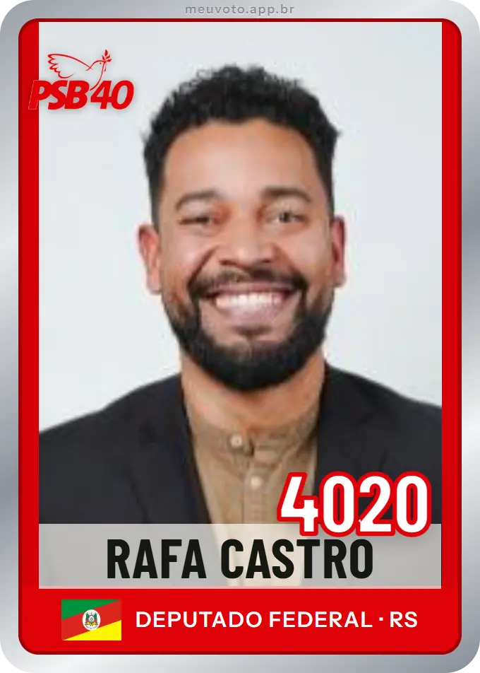 Carta de Rafa Castro, número 4020, PSB