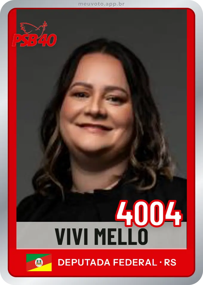 Carta de Vivi Mello, número 4004, PSB