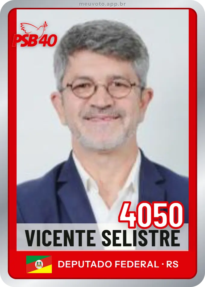 Carta de Vicente Selistre, número 4050, PSB