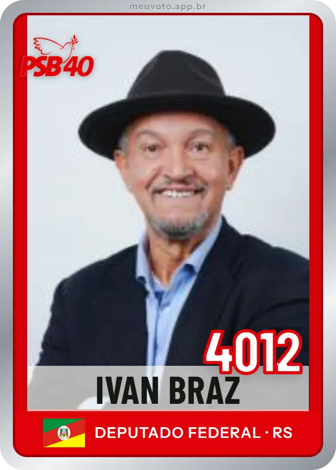 Carta de Ivan Braz, número 4012, PSB