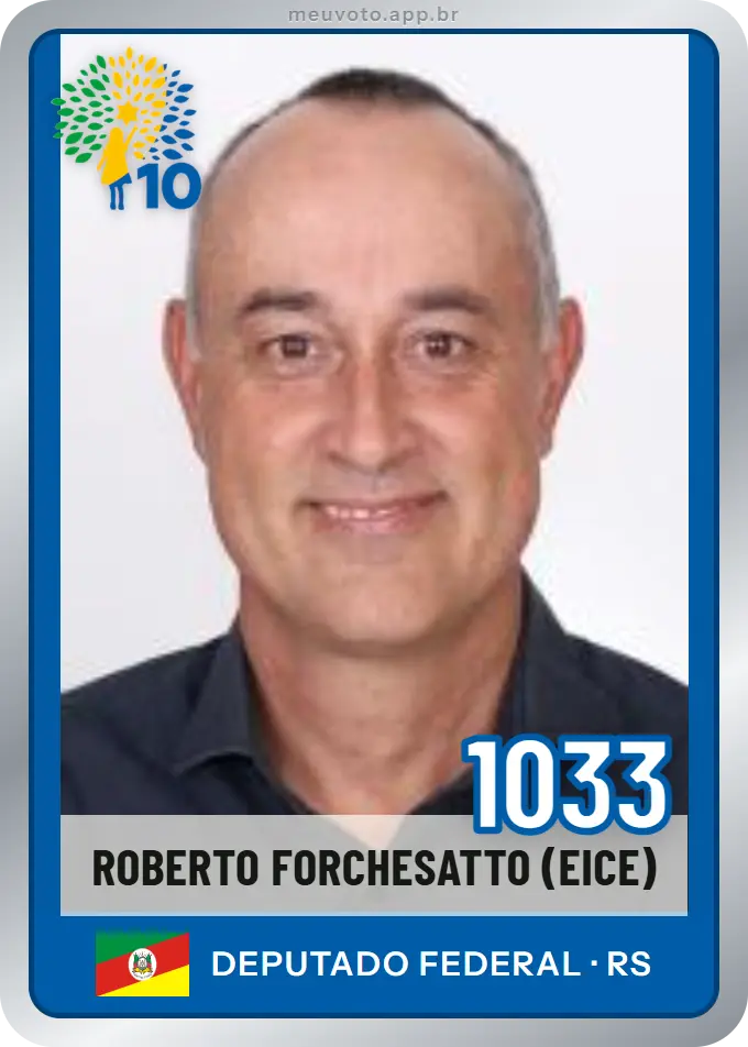 Carta de Roberto Forchesatto (eice), número 1033, Republicanos