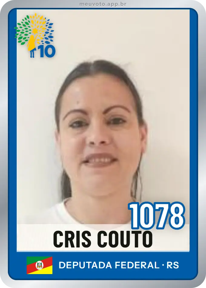 Carta de Cris Couto, número 1078, Republicanos