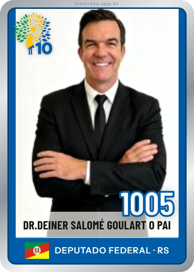 Carta de Dr.deiner Salomé Goulart O Pai, número 1005, Republicanos