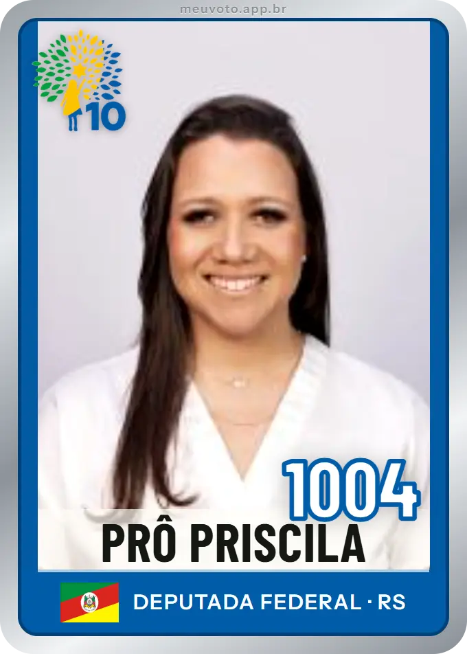 Carta de Prô Priscila, número 1004, Republicanos