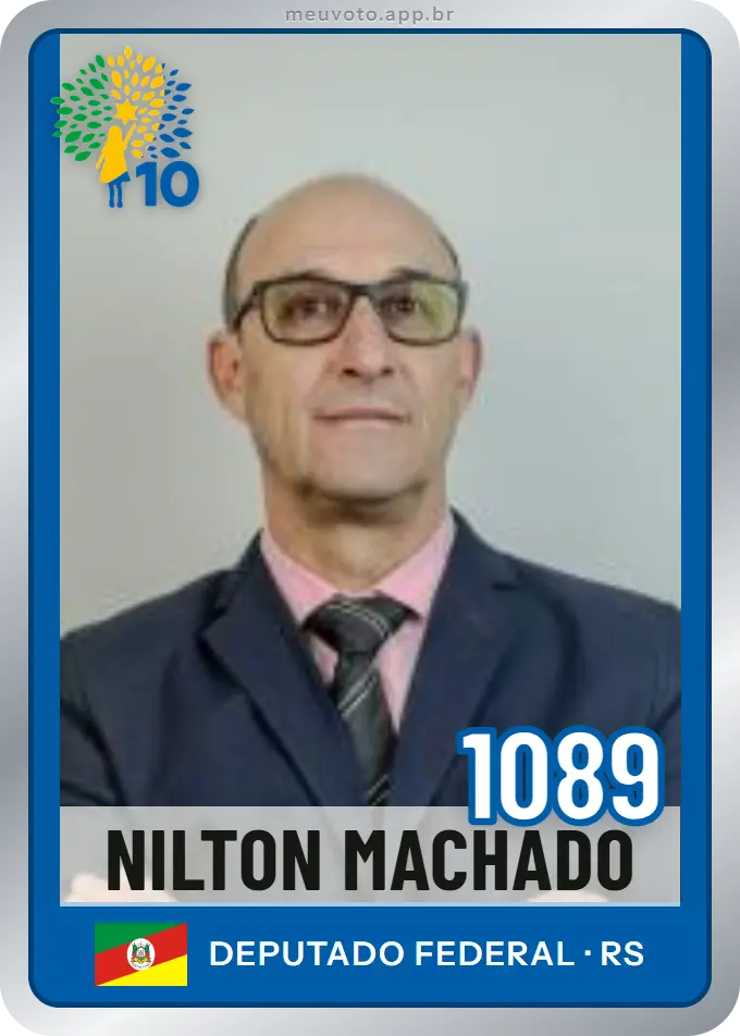 Carta de Nilton Machado, número 1089, Republicanos