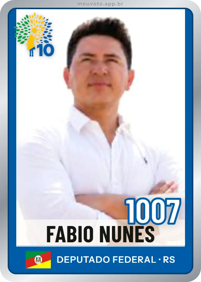 Carta de Fabio Nunes, número 1007, Republicanos