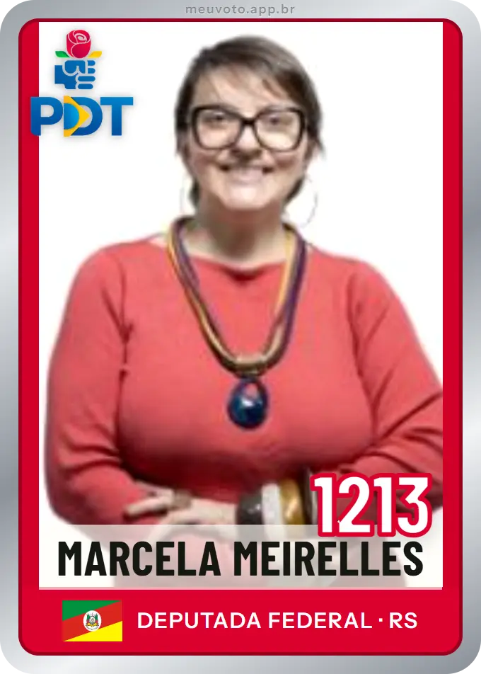 Carta de Marcela Meirelles, número 1213, PDT