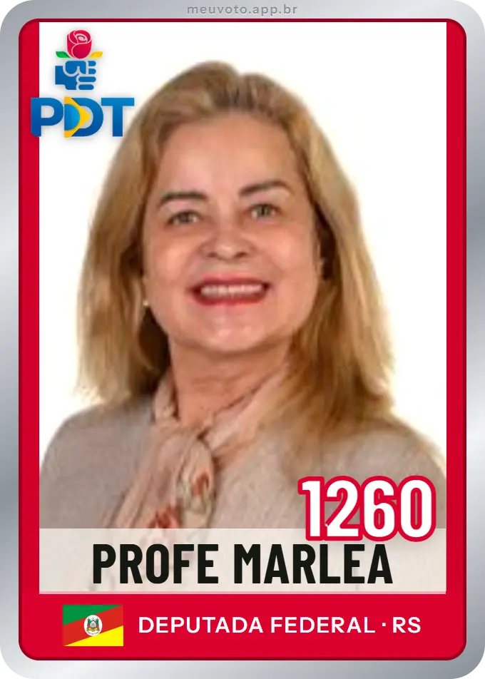 Carta de Profe Marléa, número 1260, PDT
