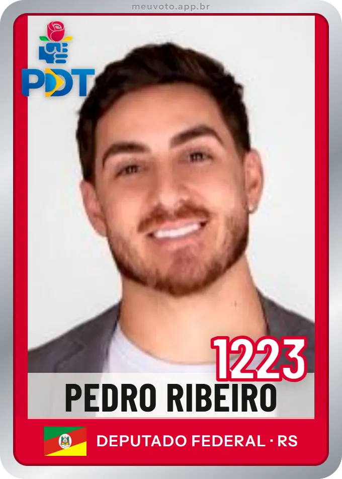 Carta de Pedro Ribeiro, número 1223, PDT