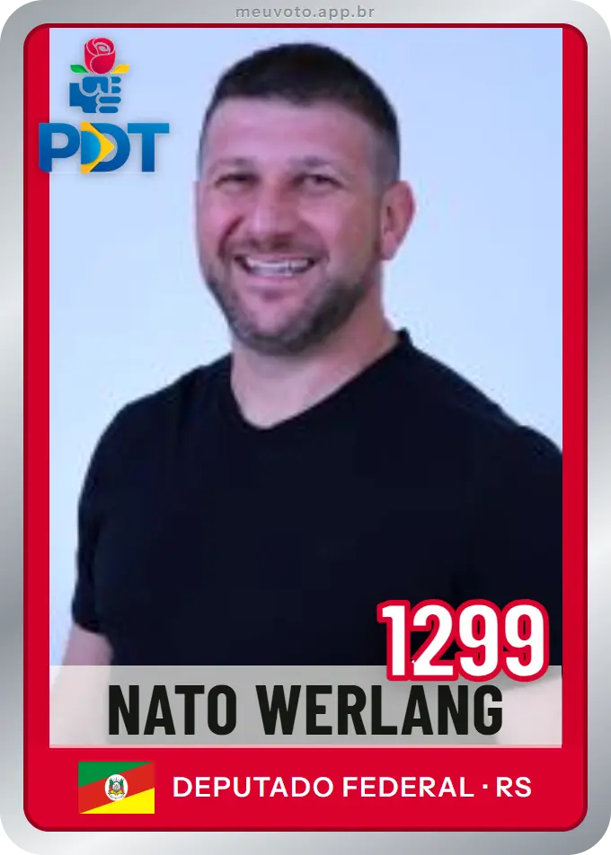 Carta de Nato Werlang, número 1299, PDT