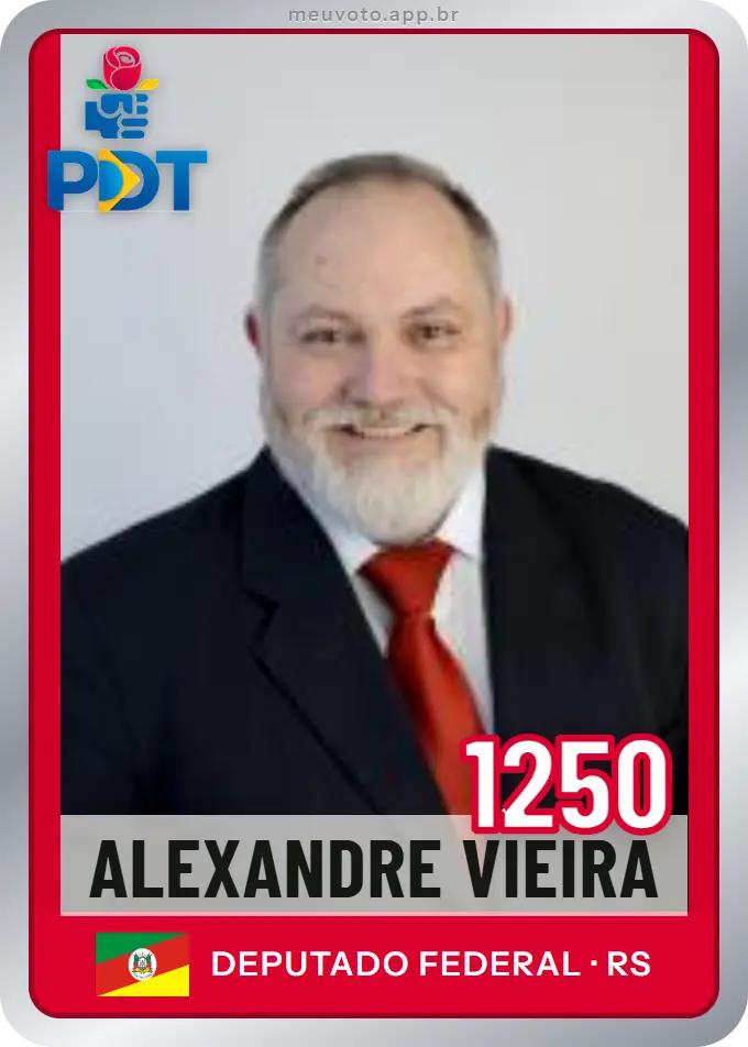 Carta de Alexandre Vieira, número 1250, PDT