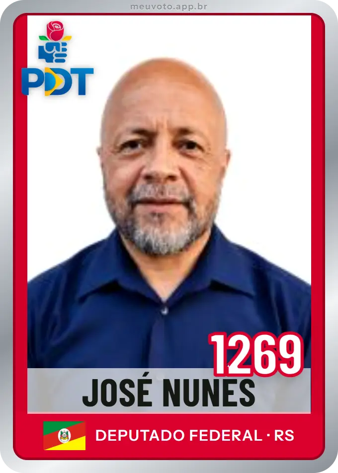 Carta de José Nunes, número 1269, PDT