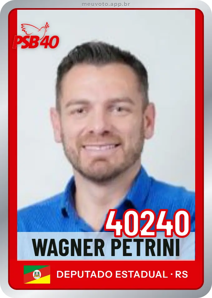 Carta de Wagner Petrini, número 40240, PSB