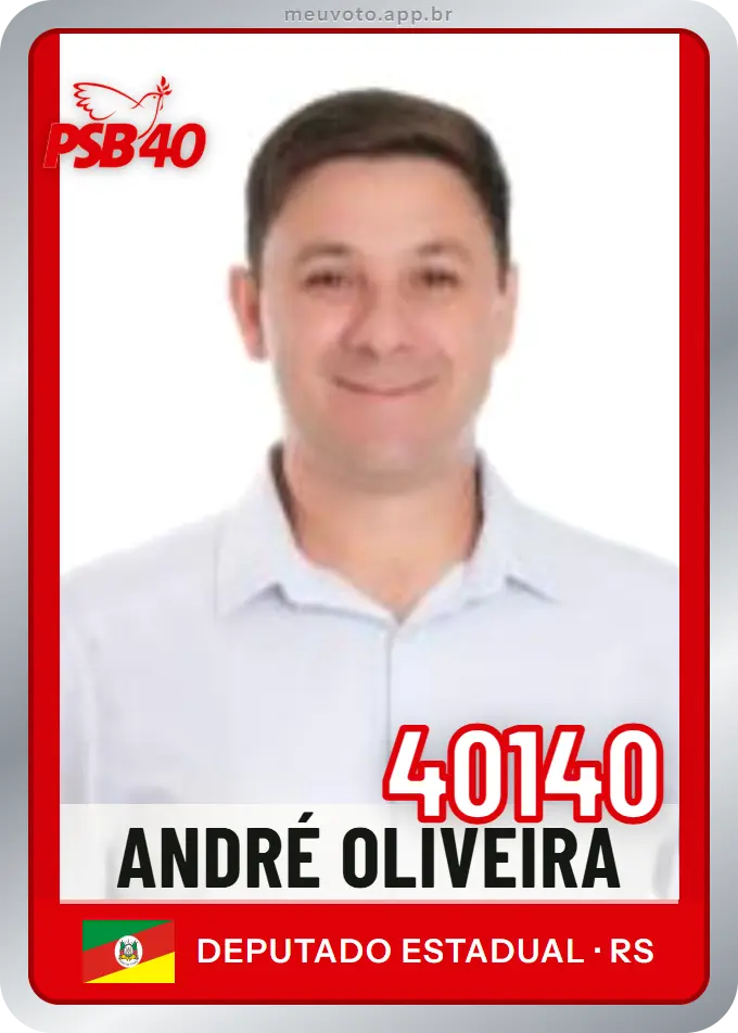 Carta de André Oliveira, número 40140, PSB