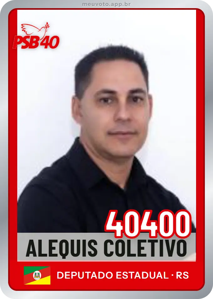 Carta de Alequis Coletivo, número 40400, PSB
