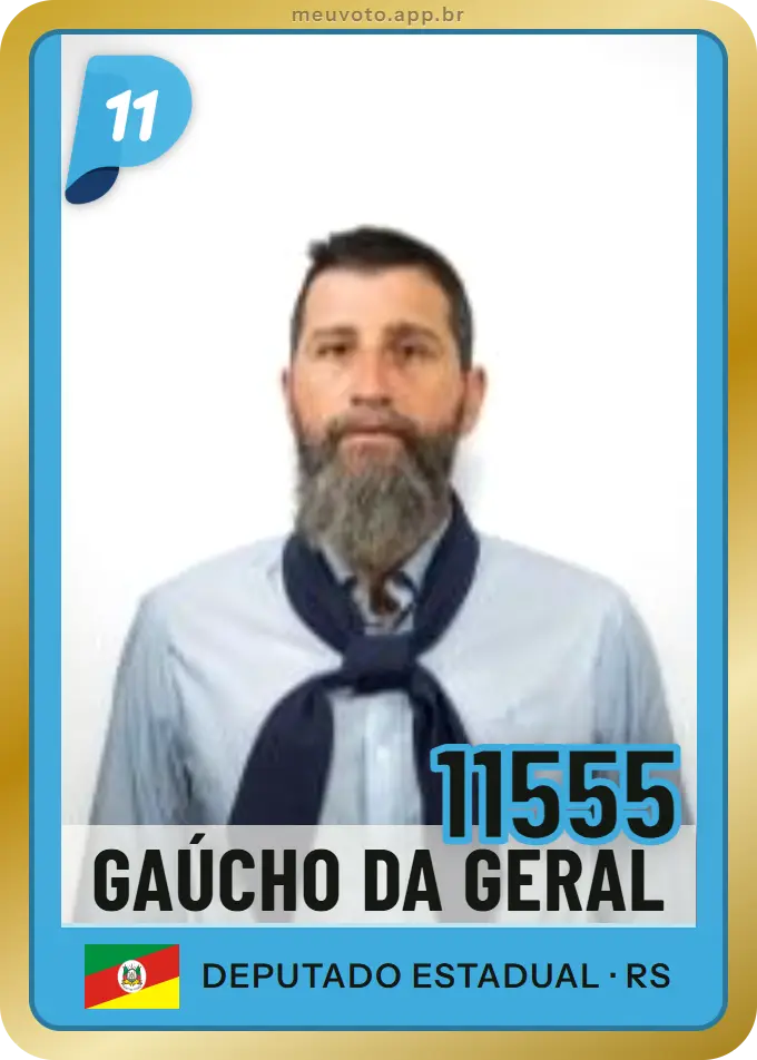 Carta de Gaúcho da Geral, número 11555, PP