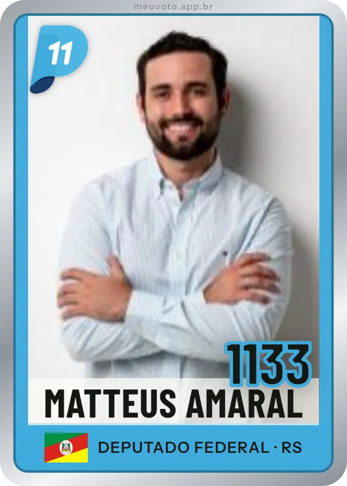 Carta de Matteus Amaral, número 1133, PP