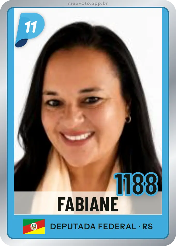Carta de Fabiane, número 1188, PP