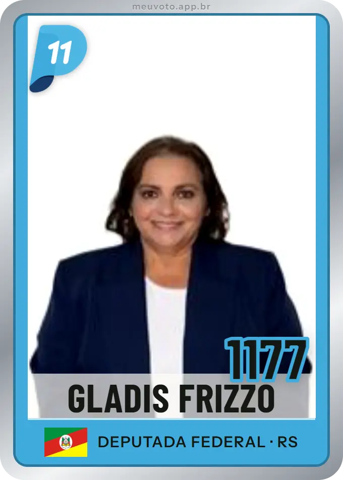 Carta de Gladis Frizzo, número 1177, PP