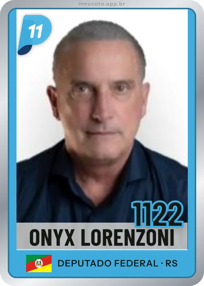 Carta de Onyx Lorenzoni, número 1122, PP